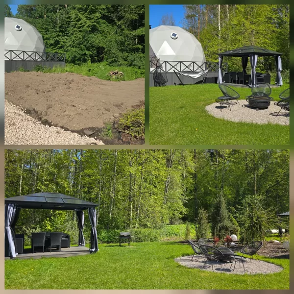 AUSSTATTUNG EINES CAMPINGPLATZES